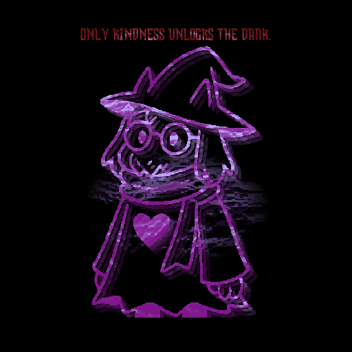 Only kindness unlocks the dark.